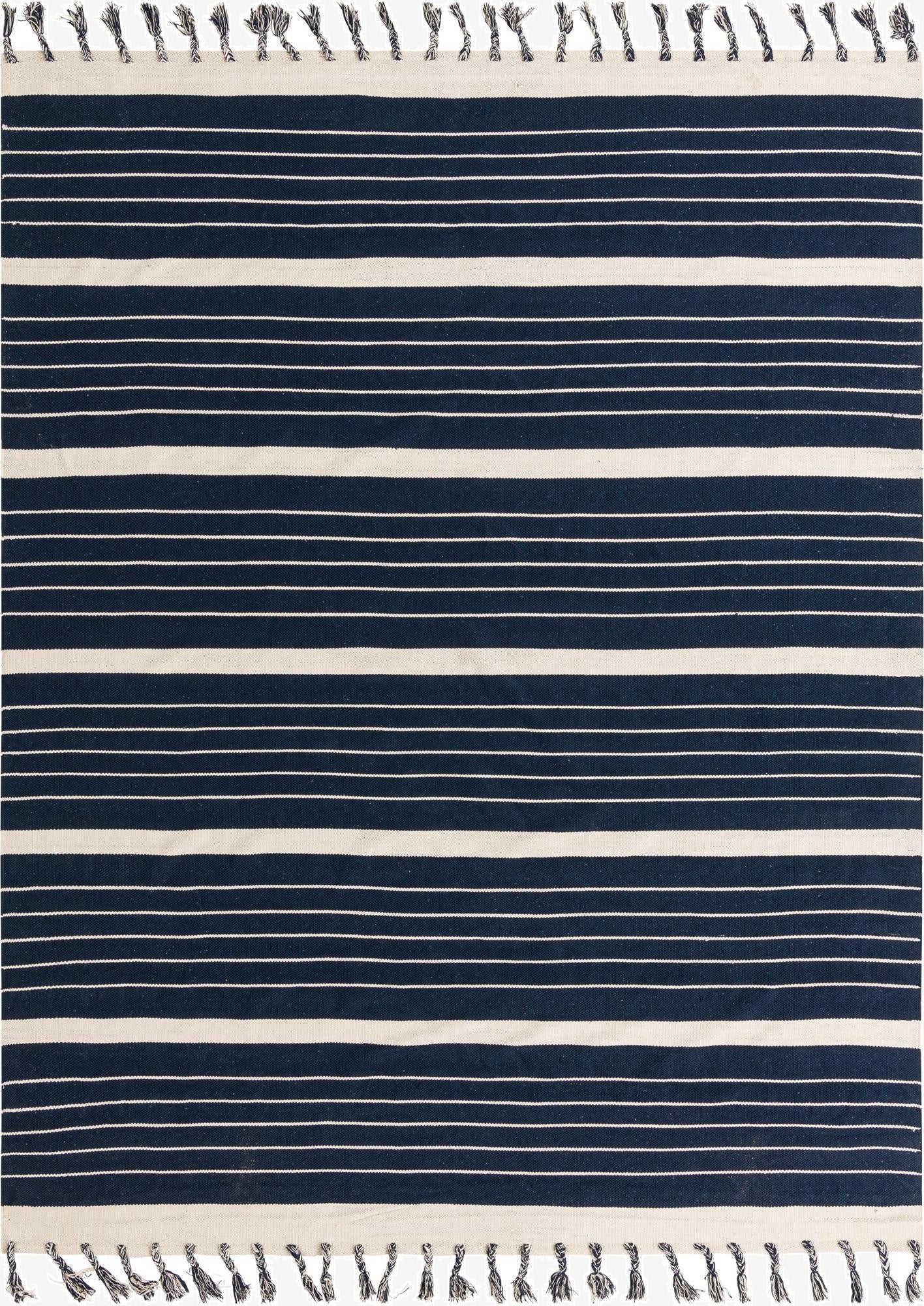 9' x 12'  Hand Woven Chindi Cotton Rug