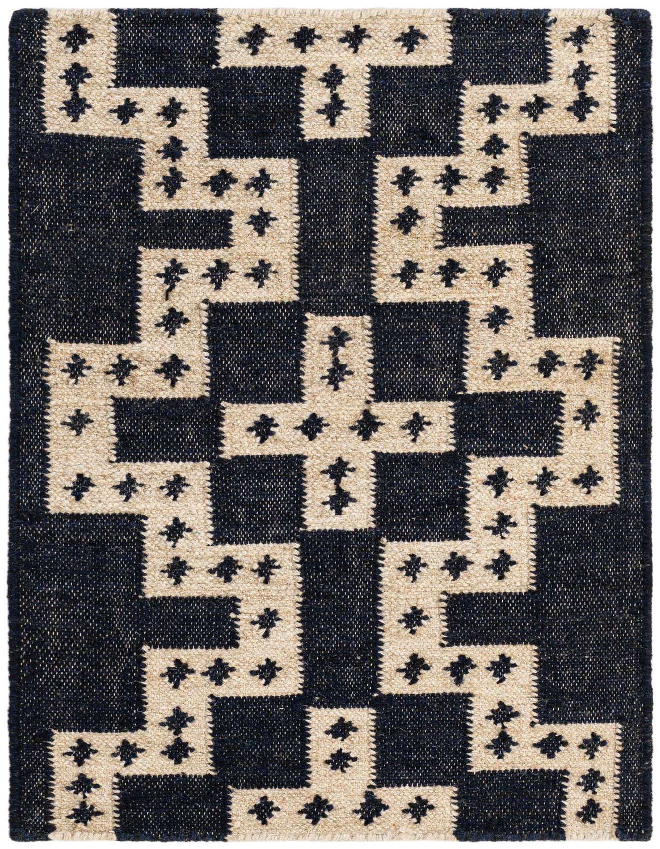 2' x 3' 1 Hand Woven Kilim Wool Rug