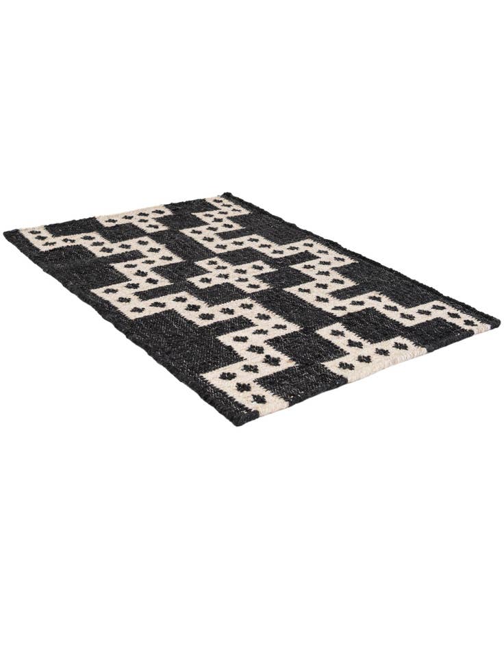 Detail image of 2' x 3' 1 Hand Woven Kilim Wool Rug