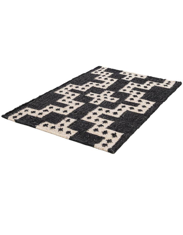 Detail image of 2' x 3' 1  Hand Woven Kilim Wool Rug