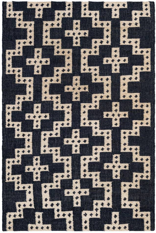 Detail image of 5' 1 x 8' Hand Woven Kilim Wool Rug