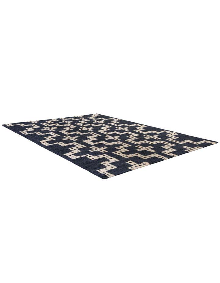 6' 1 x 9' Hand Woven Kilim Wool Rug
