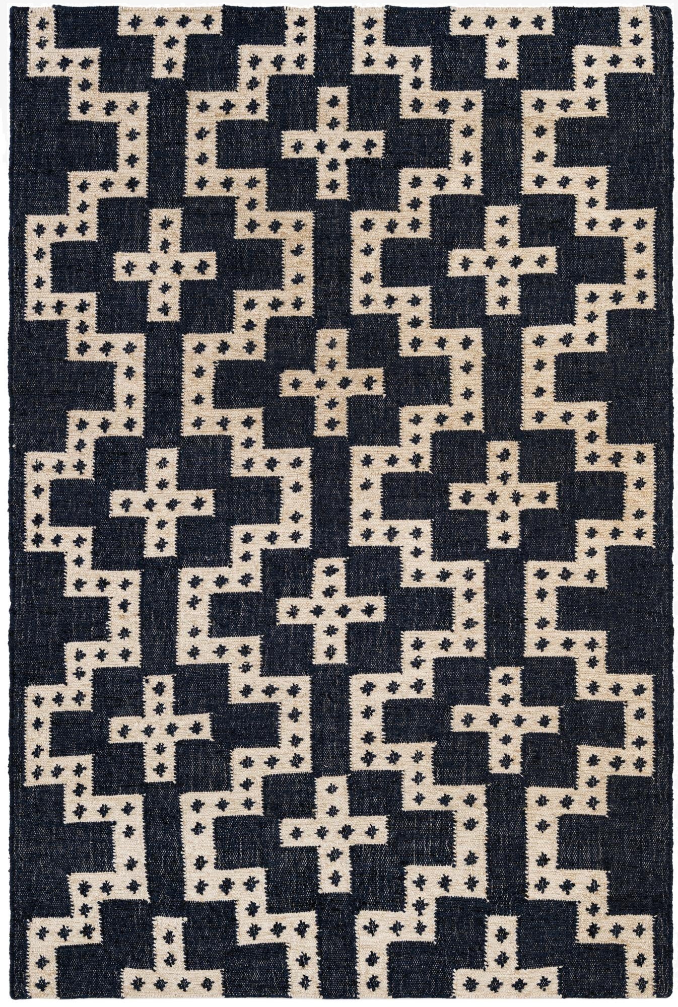 5' 1 x 8'  Hand Woven Kilim Wool Rug