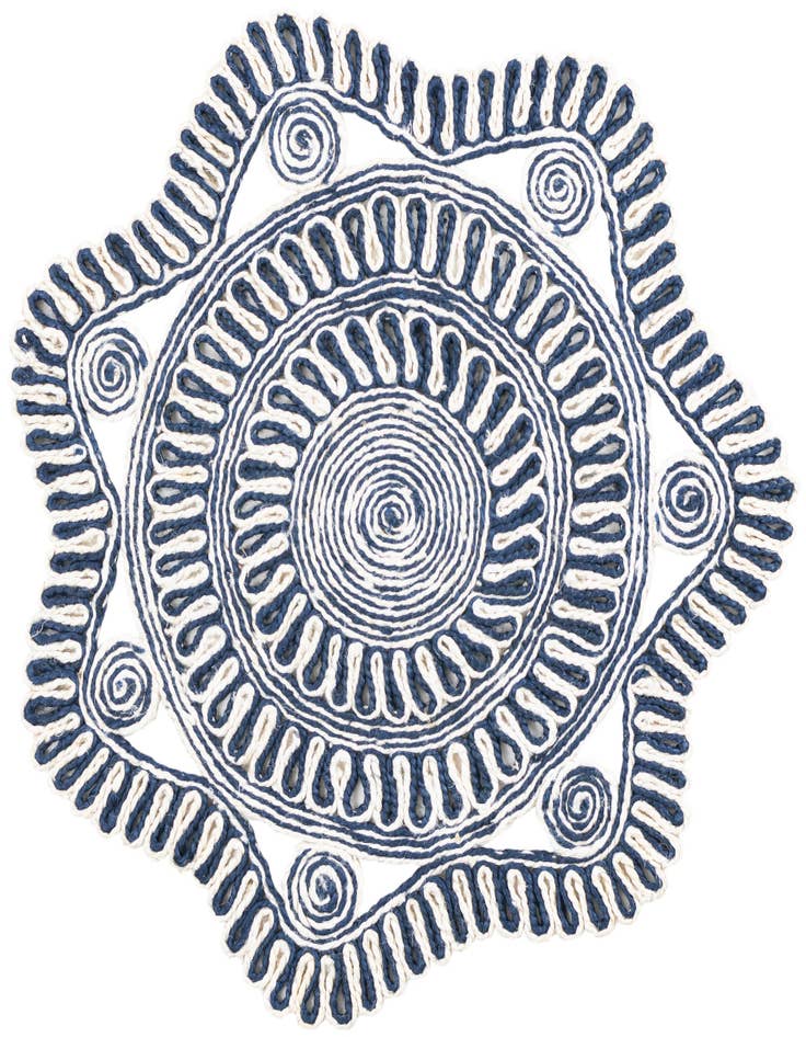 Detail image of 3' 1 x 3' 1  Hand Braided Jute Round Rug