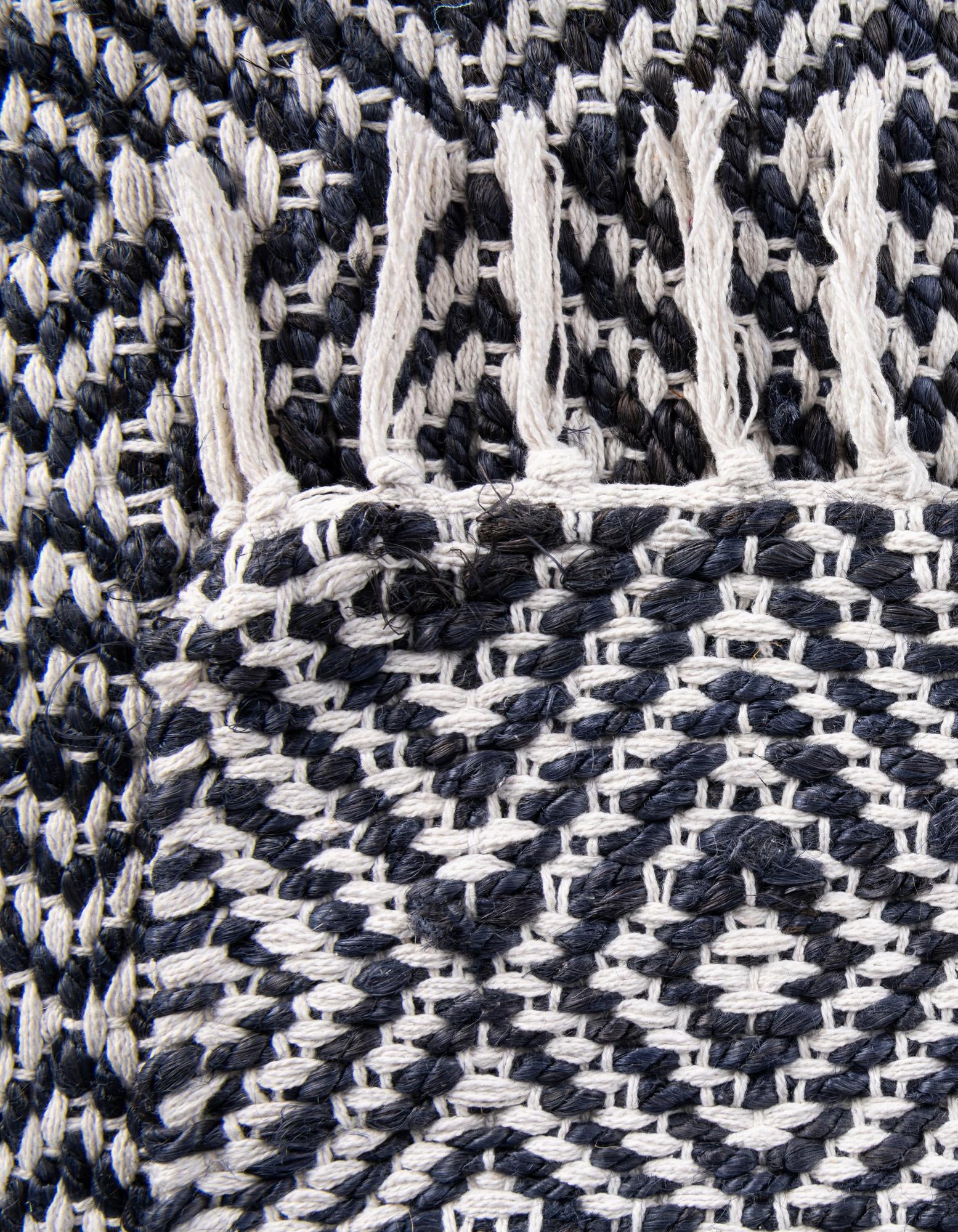 2' 2 x 10' Hand Woven Braided Jute Runner Rug
