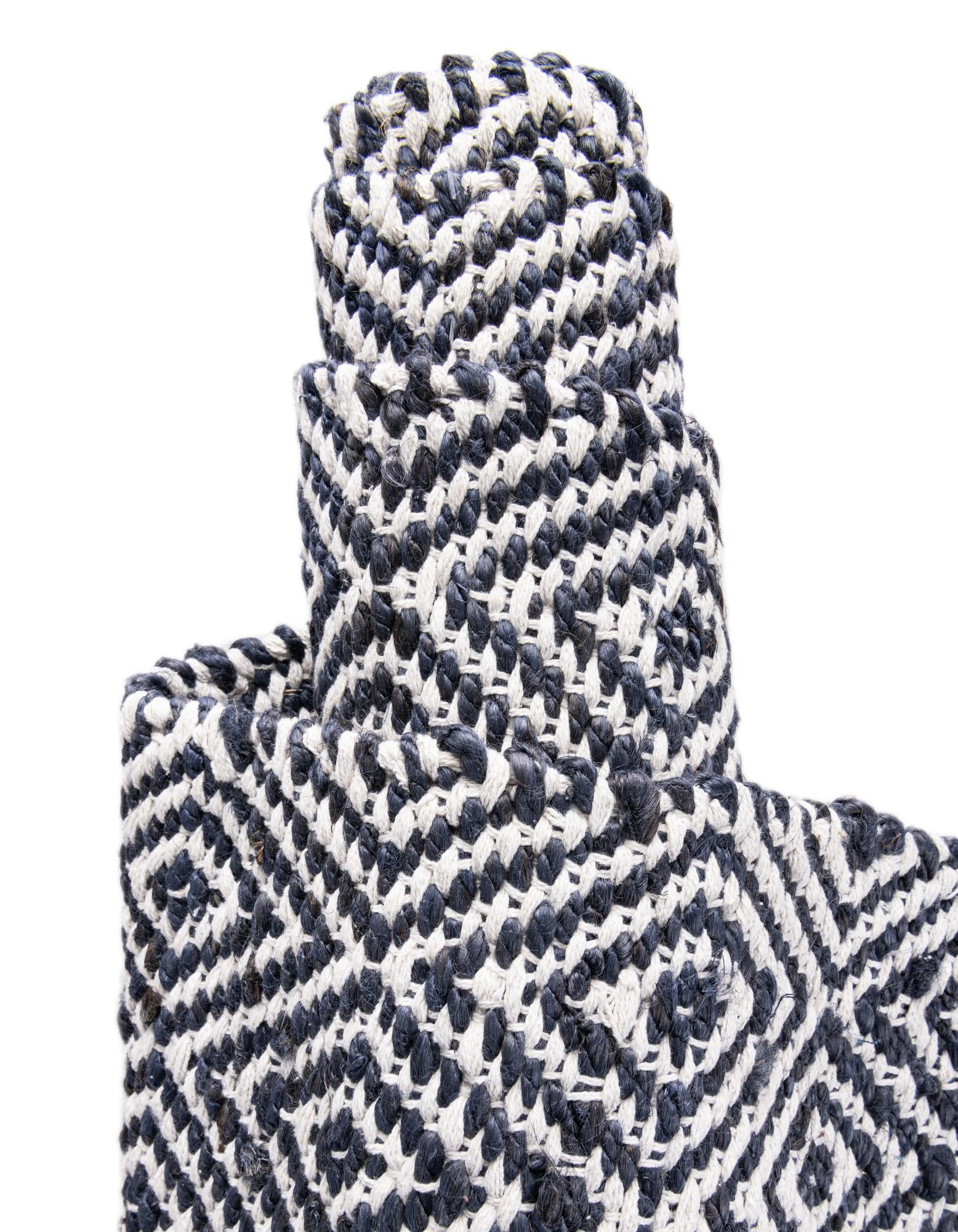 2' 2 x 10' Hand Woven Braided Jute Runner Rug