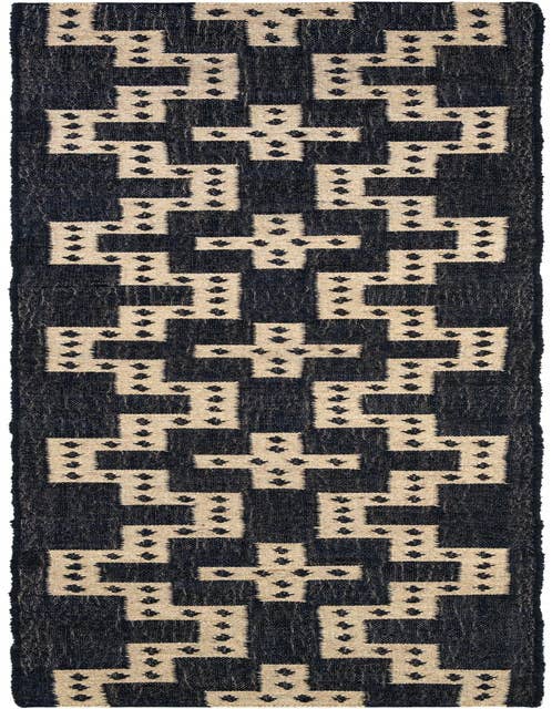 Detail image of 2' 7 x 12' Hand Woven Kilim Wool Runner Rug