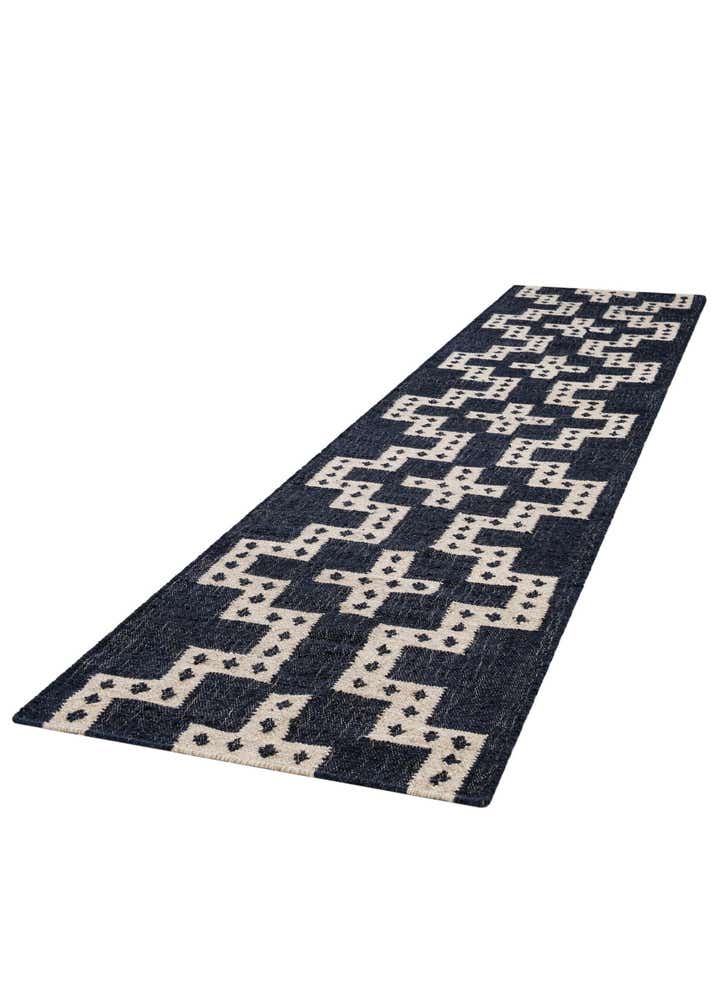 2' 7 x 12' Hand Woven Kilim Wool Runner Rug
