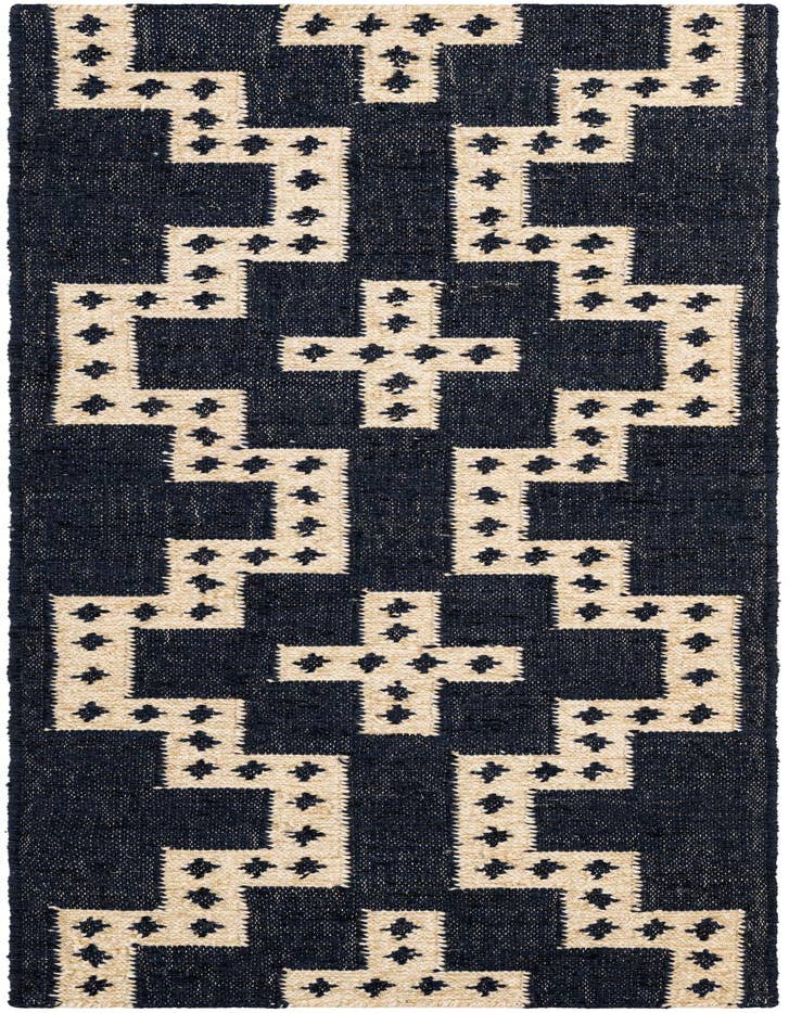 Detail image of 2' x 6' 1 Hand Woven Kilim Wool Runner Rug