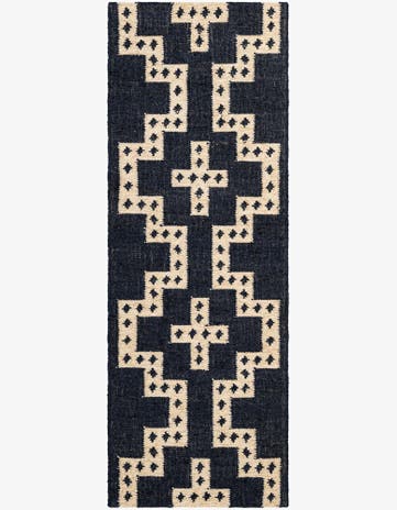 2' x 6' 1 Hand Woven Kilim Wool Runner Rug