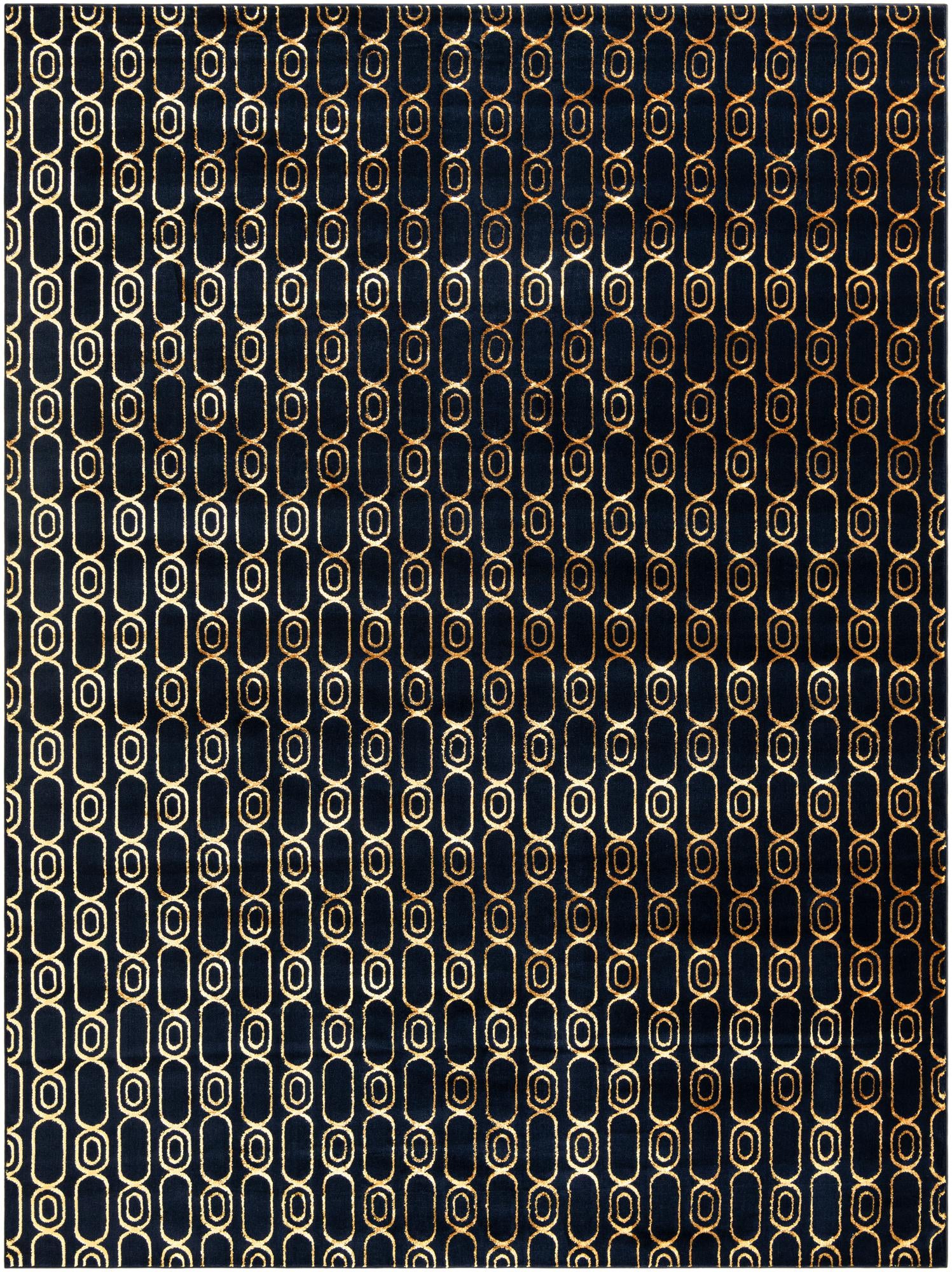 Rug Navy Blue and Gold Swatch link