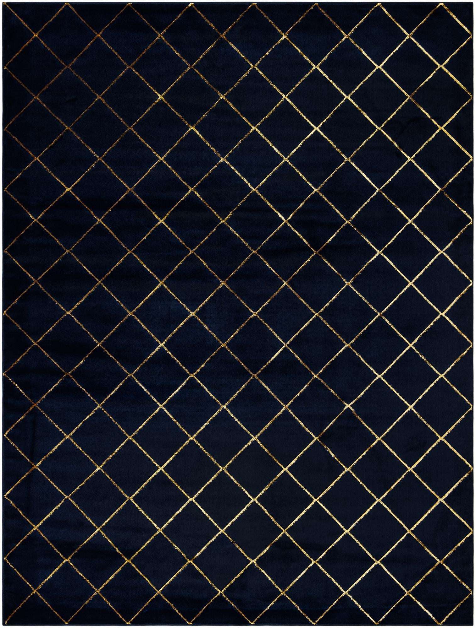 Rug Navy Blue and Gold Swatch link