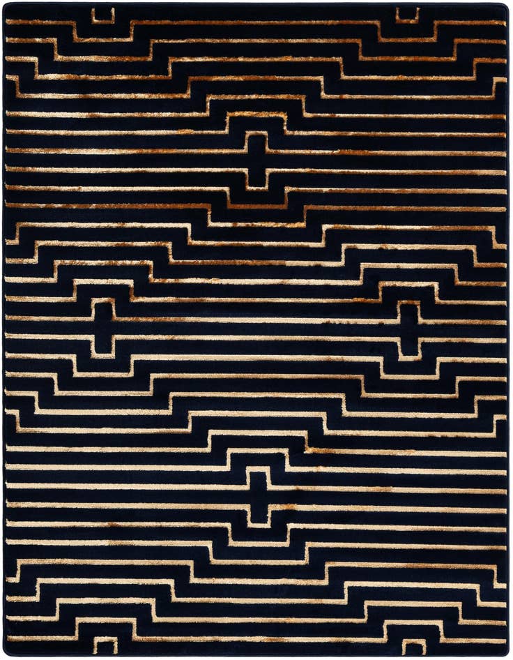 Detail image of 5' 3 x 7' Vogue Geo Rug
