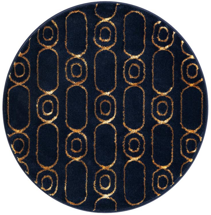 Detail image of 3' x 3' Vogue Geo Round Rug
