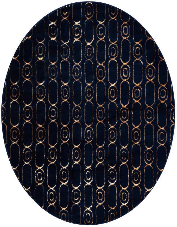 Detail image of 6' x 6' Vogue Geo Round Rug
