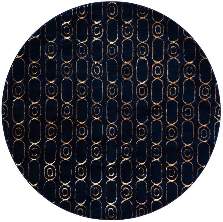 Detail image of 6' x 6' Vogue Geo Round Rug