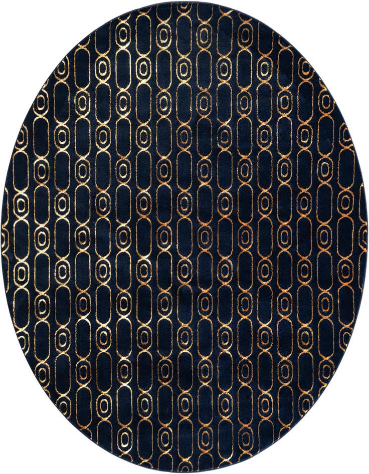 Detail image of 7' 10 x 7' 10 Vogue Geo Round Rug