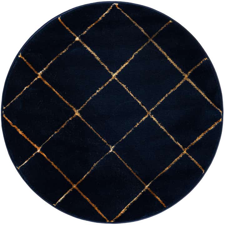 3' x 3' Vogue Geo Round Rug