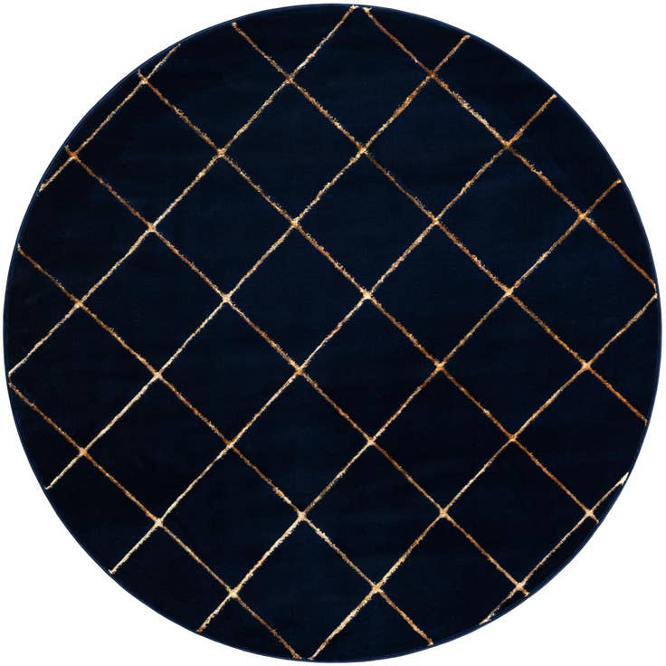 Detail image of 6' x 6' Vogue Geo Round Rug
