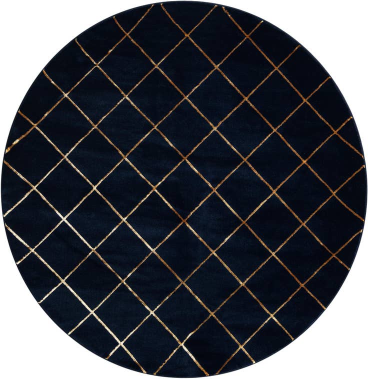 Detail image of 7' 10 x 7' 10 Vogue Geo Round Rug