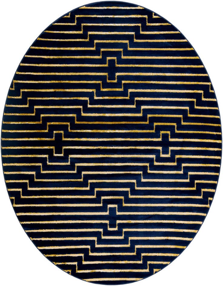 Detail image of 10' x 10' Vogue Geo Round Rug