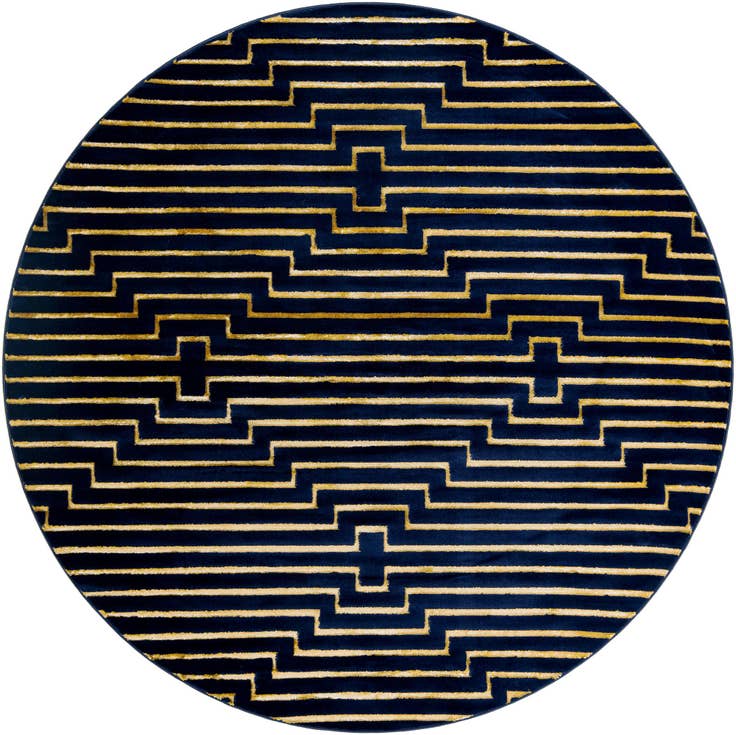 Detail image of 10' x 10' Vogue Geo Round Rug