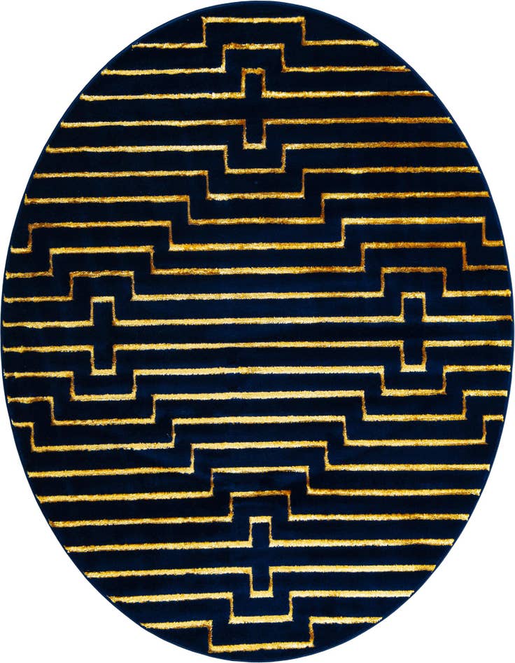 Detail image of 6' x 6' Vogue Geo Round Rug