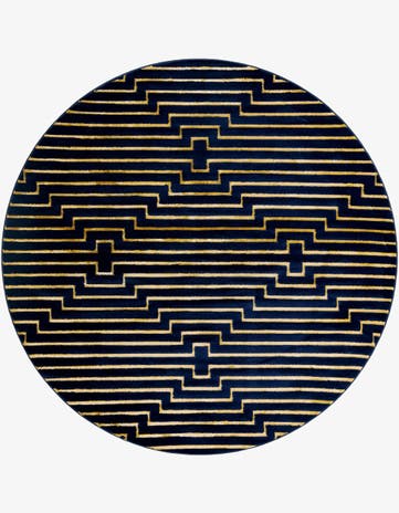 10' x 10' Vogue Geo Round Rug