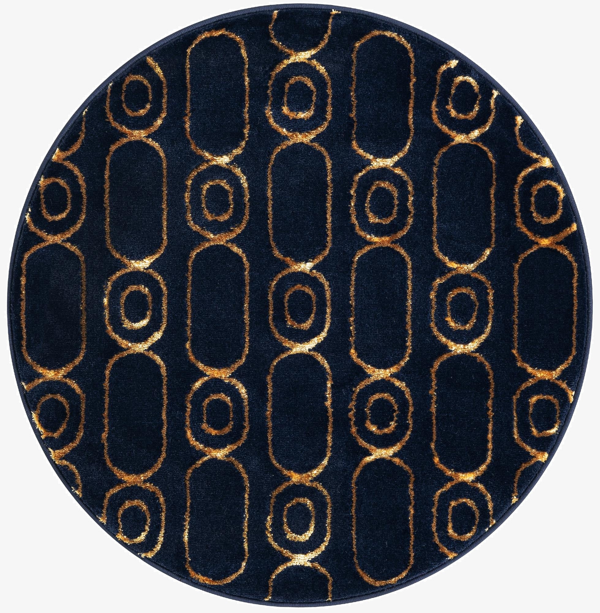 3' x 3' Vogue Geo Round Rug