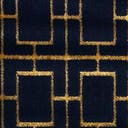 Rug Navy Blue and Gold Swatch link