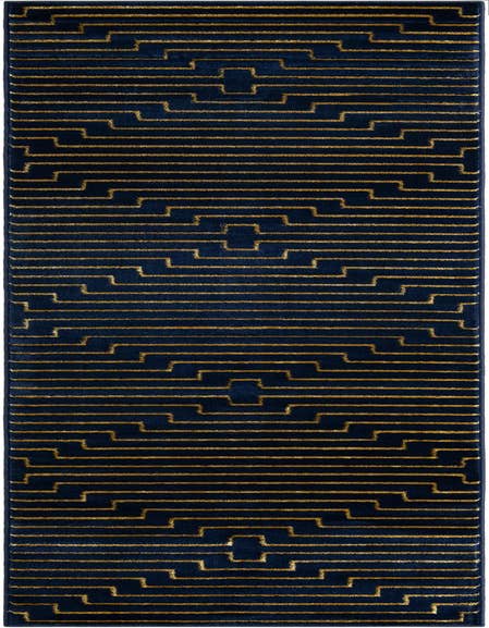 Detail image of 2' 7 x 12' Vogue Geo Runner Rug