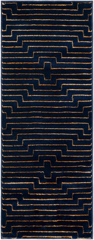 Detail image of 2' x 5' Vogue Geo Runner Rug