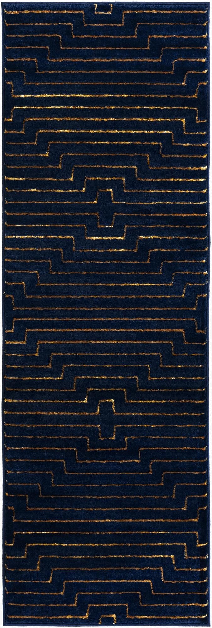 2' x 6' Vogue Geo Runner Rug