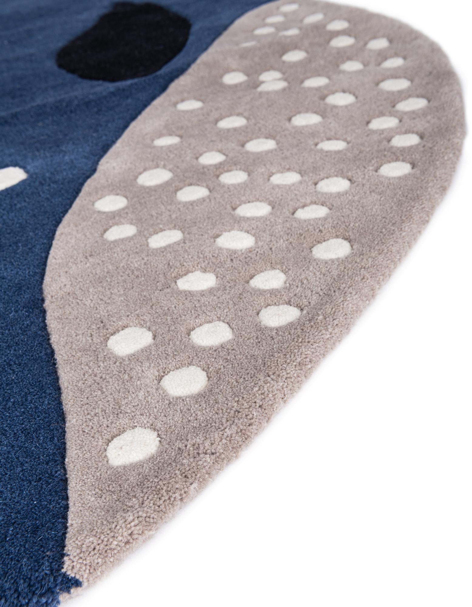 4' 1 x 6' 1 Playtime Kids Wool Freeform Rug