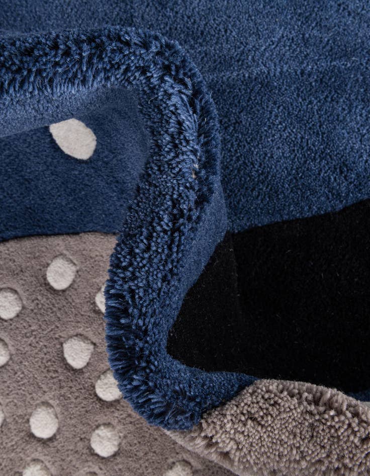 Detail image of 4' 1 x 6' 1 Playtime Kids Wool Freeform Rug