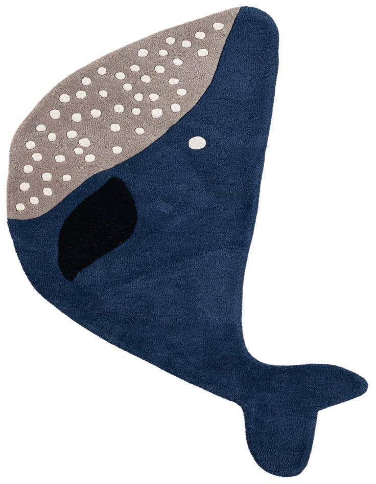 Detail image of 3' 1 x 5' 1 Playtime Kids Wool Freeform Rug
