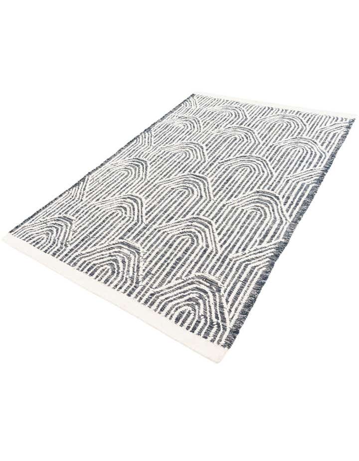 4' 1 x 6' 2 Hand Woven Rug
