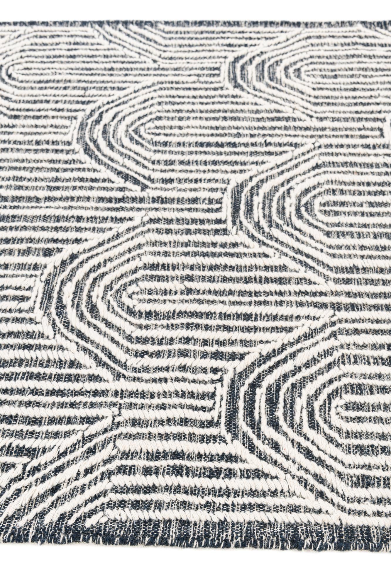 4' 1 x 6' 2 Hand Woven Rug