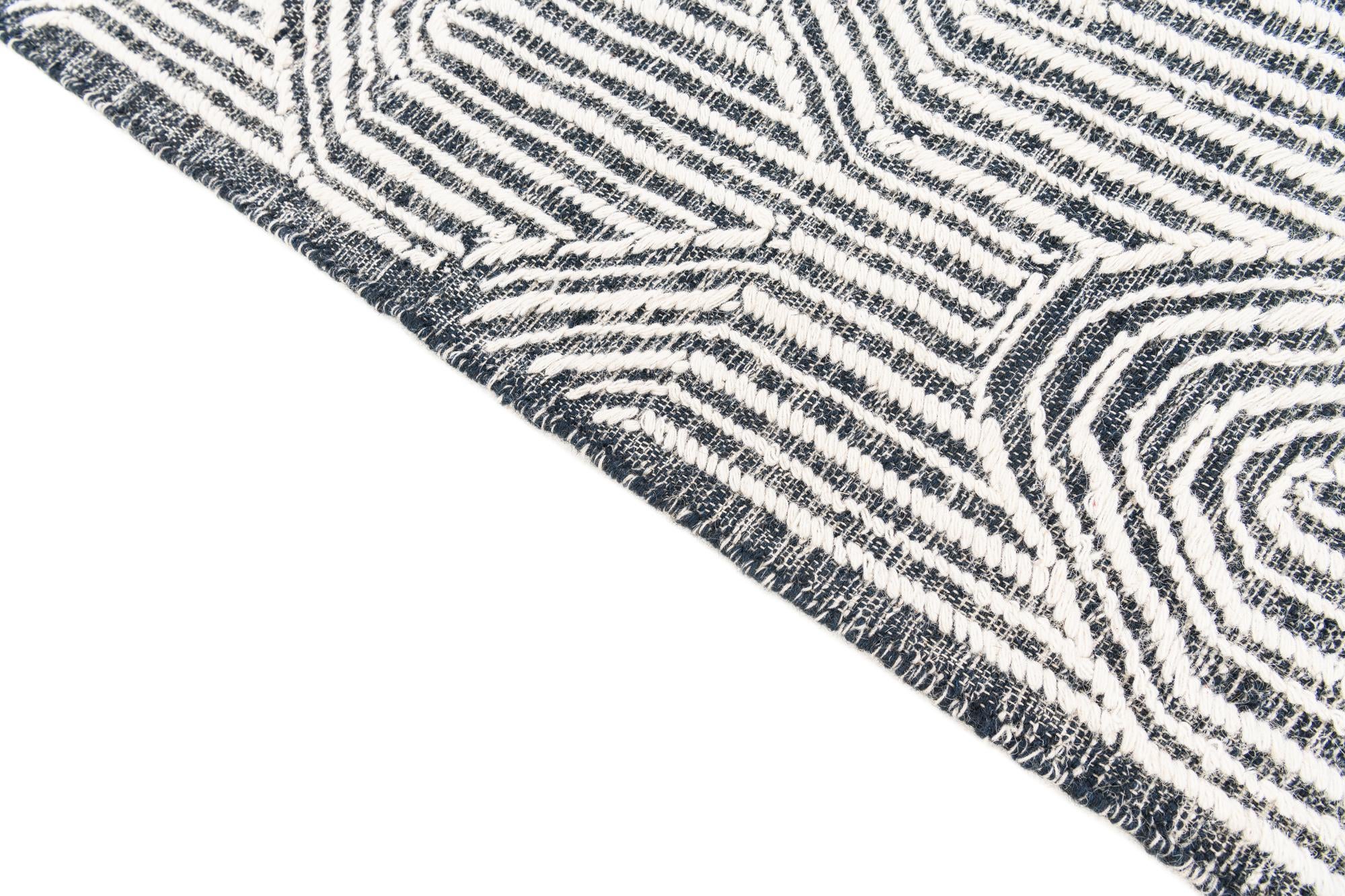4' 1 x 6' 2 Hand Woven Rug