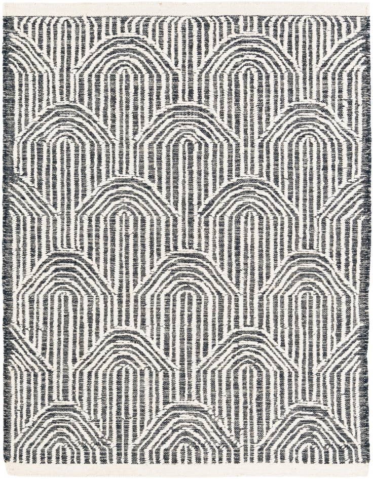 Detail image of 4' 1 x 6' 2 Hand Woven Rug