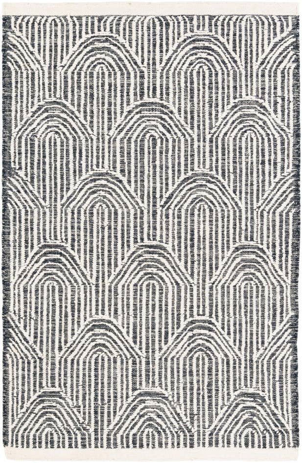 Detail image of 4' 1 x 6' 2 Hand Woven Rug