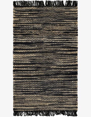 3' 1 x 5' 1 Hand Woven Chunky Jute Rug