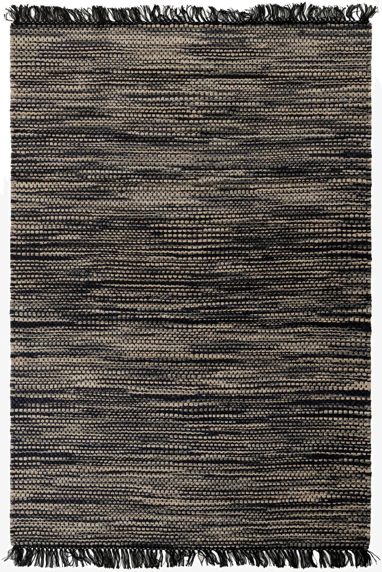 6' 1 x 9'  Hand Woven Chunky Jute Rug