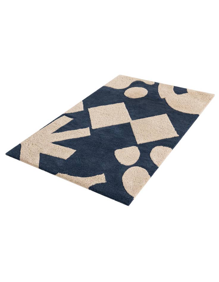 Detail image of 3' 3 x 5' 3 Handtufted Wool Rug