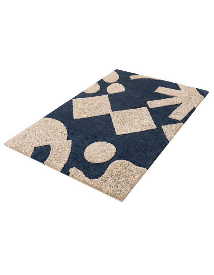 3' 3 x 5' 3 Handtufted Wool Rug