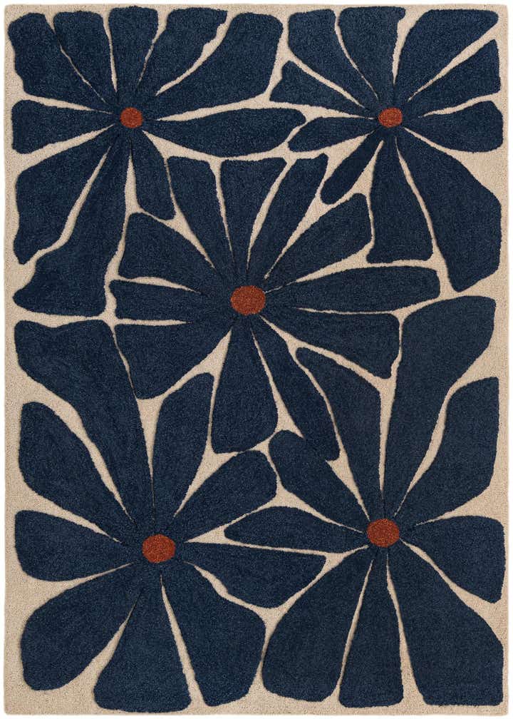 6' 1 x 9' Handtufted Wool Rug