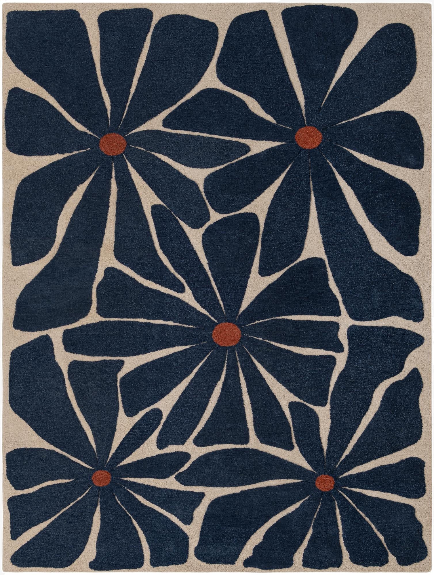 9' x 12' Handtufted Wool Rug