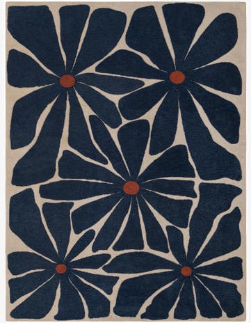 9' x 12' Handtufted Wool Rug