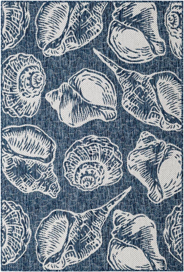 Detail image of 4' x 6' Easy-Clean Coastal Indoor / Outdoor Rug
