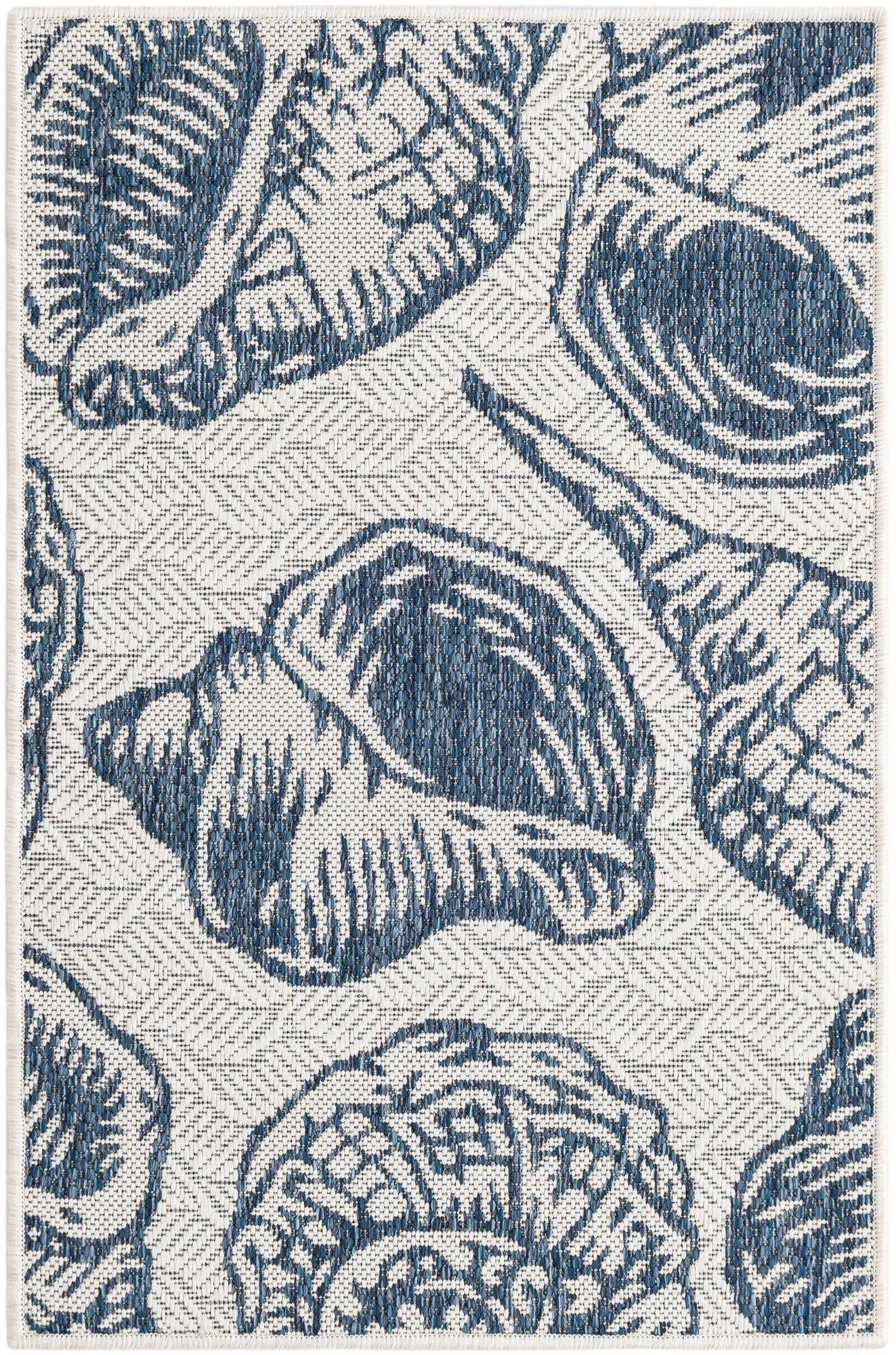 2' x 3' Easy-Clean Coastal Indoor / Outdoor Rug
